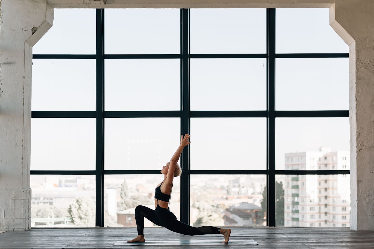 Yoga gyakorlat a természetben